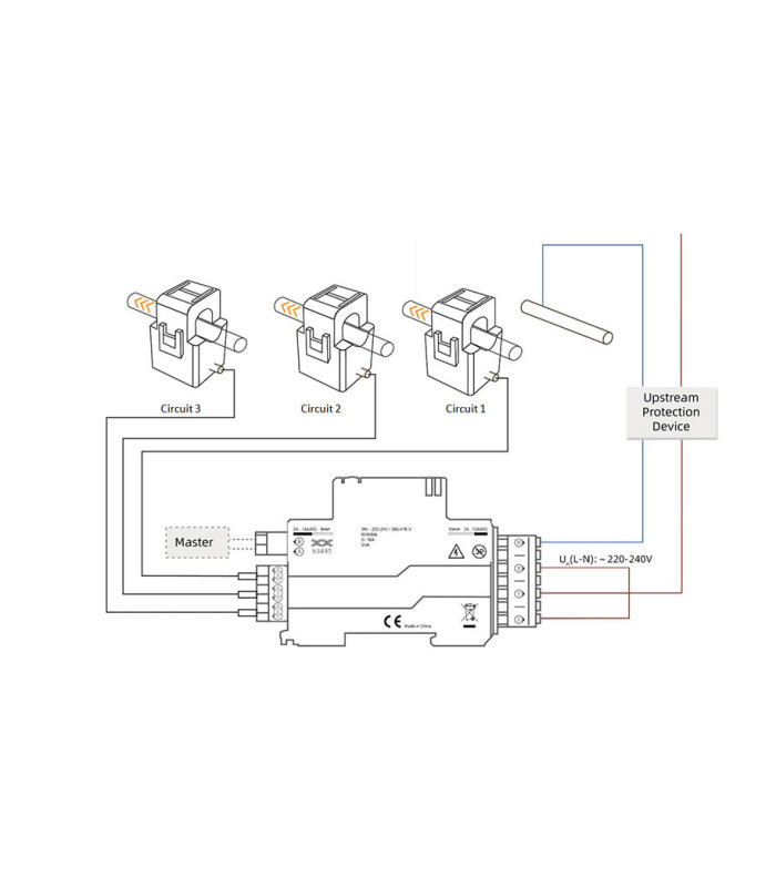 Licznik energii 3-fazowy 2-kierunkowy 120A ZigBee TUYA Home Assistant