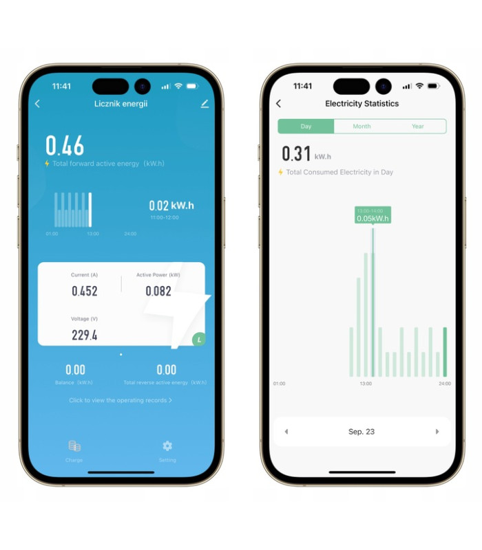 Licznik energii 3-fazowy 2-kierunkowy 120A ZigBee TUYA Home Assistant