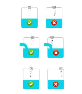 Czujnik poziomu cieczy wody napełnienia zbiornika ZigBee Tuya Smart Life Home Assistant