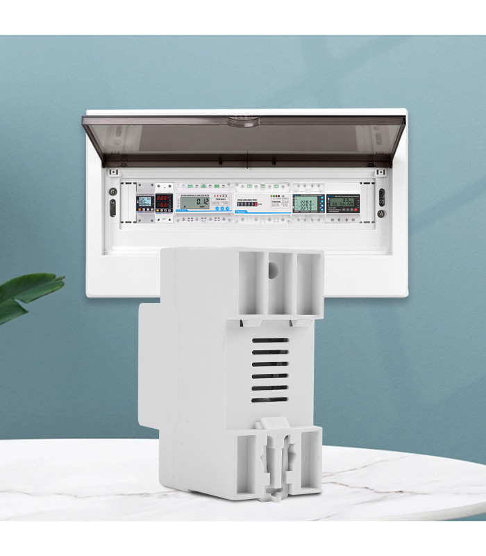 Dwukierunkowy 1-fazowy licznik energii WiFi przekaźnik 63A TUYA Smart