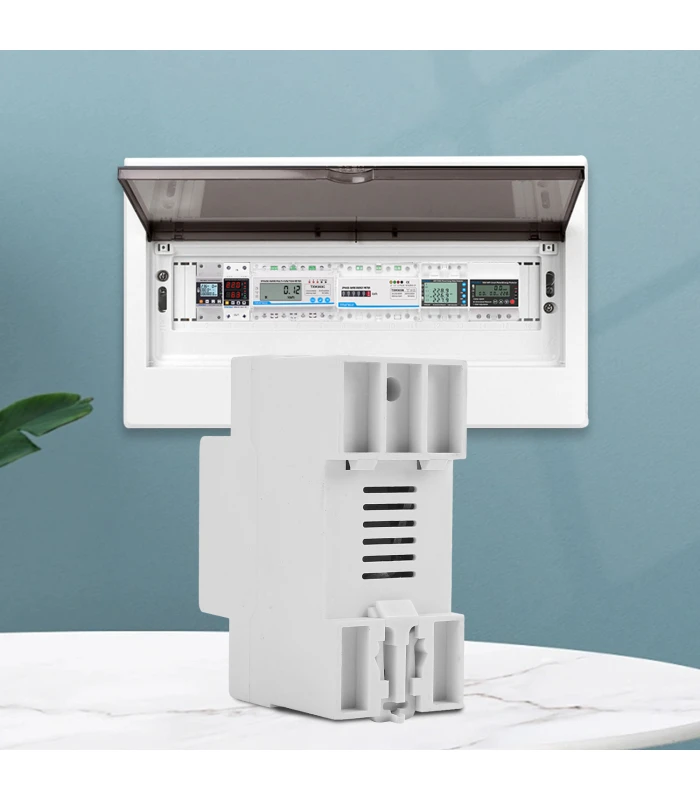 Dwukierunkowy 1-fazowy licznik energii WiFi przekaźnik 63A TUYA Smart