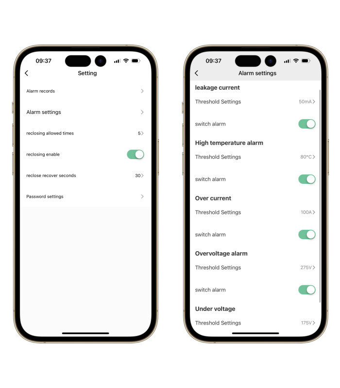 Dwukierunkowy 1-fazowy licznik energii WiFi przekaźnik 63A TUYA Smart