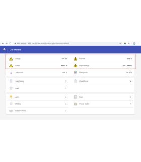 Trójfazowy dwukierunkowy licznik energii z przekładnikami 150A WiFi