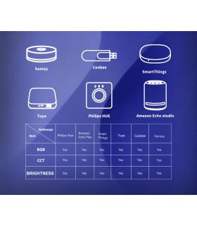 Sterownik ZigBee 5 w 1 do taśm pasek LED Home Assistant Hue TUYA