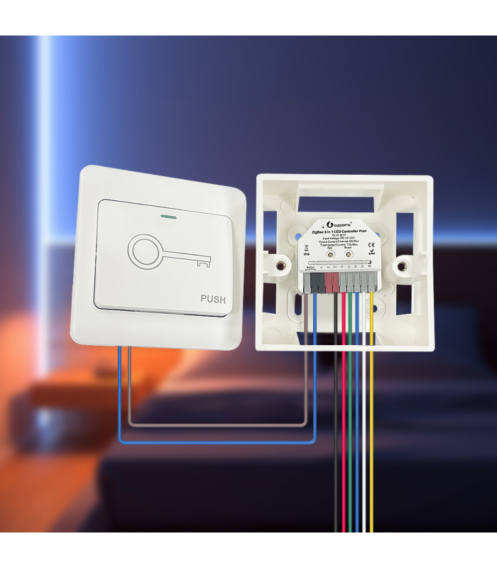 Sterownik ZigBee 5 w 1 do taśm pasek LED Home Assistant Hue TUYA