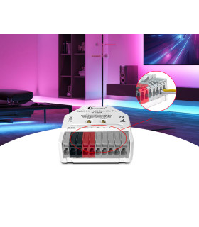 Sterownik ZigBee 5 w 1 do taśm pasek LED Home Assistant Hue TUYA