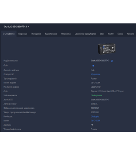 Sterownik ZigBee 5 w 1 do taśm pasek LED Home Assistant Hue TUYA