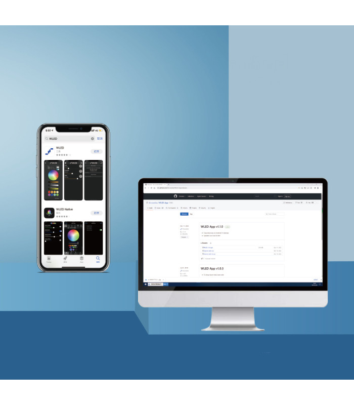 Sterownik WLED Magic Pixel LED WiFi ESP32 Home Assistant WS281x