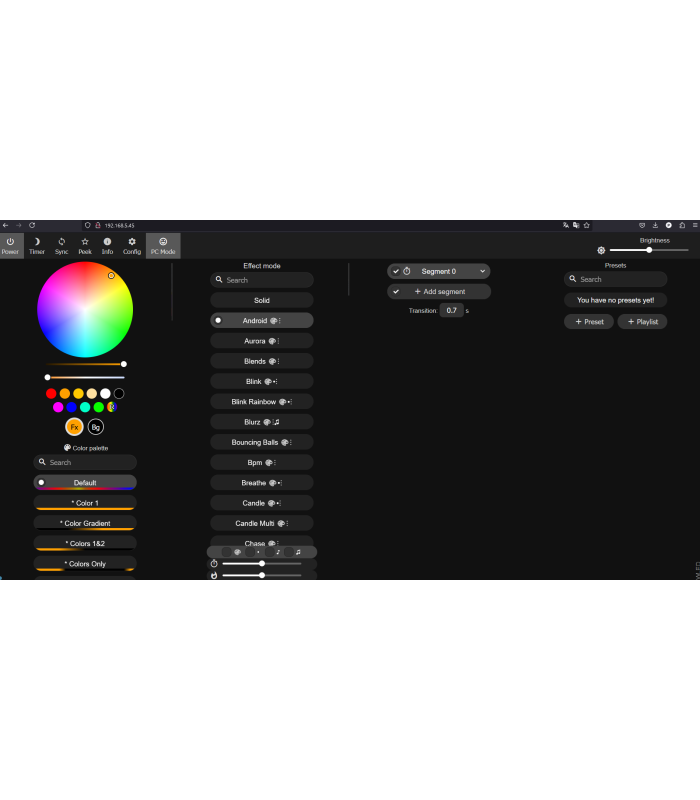 Sterownik WLED Magic Pixel LED WiFi ESP32 Home Assistant WS281x