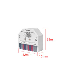 Sterownik WLED Magic Pixel LED WiFi ESP32 Home Assistant WS281x