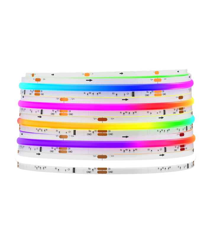 Cyfrowa taśma LED COB Magic Pixel WLED WS2811 RGBIC 720 LED/m 12V 5m