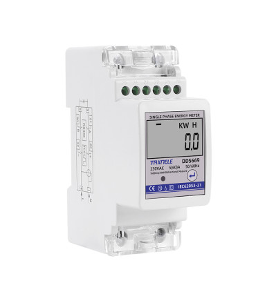 Dwukierunkowy 1-fazowy licznik energii elektrycznej wyświetlacz LCD