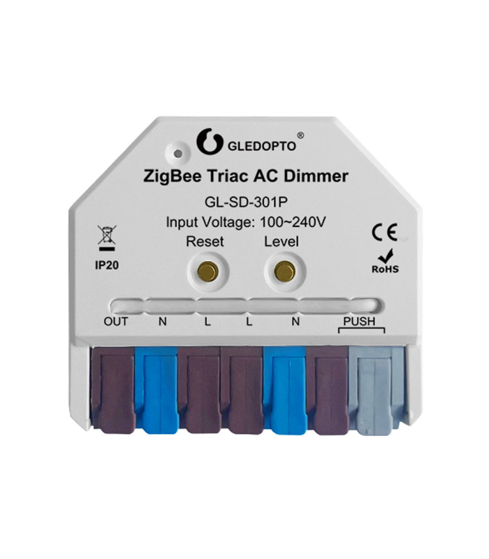 Inteligentny MINI ściemniacz ZigBee 3.0 do puszki Philips Hue TUYA HA