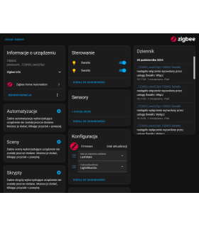 Podwójny Przekaźnik Włącznik 10A ZigBee TUYA Smart Home Assistant