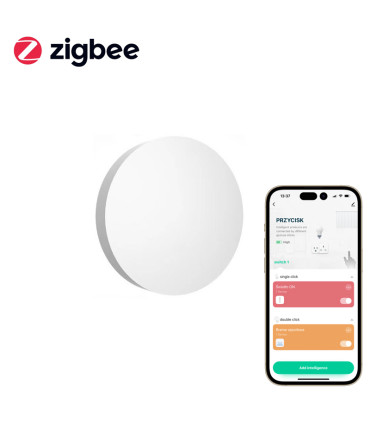 MINI Pilot ZigBee TUYA Smart Life 1 przycisk 3 sceny Home Assistant