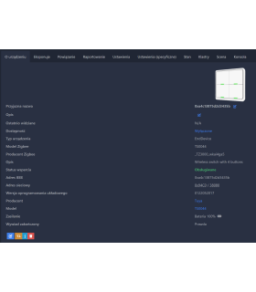 Pilot Przycisk ZigBee TUYA 4 kanały 12 scen Home Assistant ZigBee2MQTT ZHA