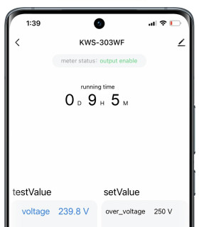 Licznik WiFi TUYA energii prądu watomierz przekaźnik 40A LCD na szynę DIN