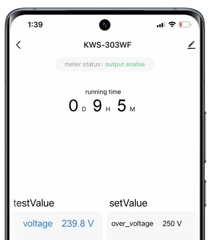 Licznik WiFi TUYA energii prądu watomierz przekaźnik 40A LCD na szynę DIN