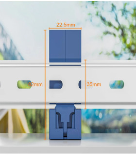 Licznik WiFi TUYA energii prądu watomierz przekaźnik 40A LCD na szynę DIN