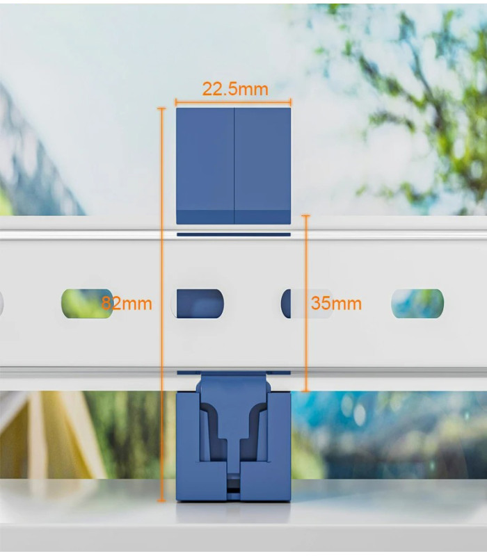 Licznik WiFi TUYA energii prądu watomierz przekaźnik 40A LCD na szynę DIN