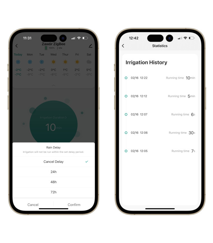 Zawór ZigBee wody nawadnianie podlewanie ogrodu TUYA Smart Home Assistant