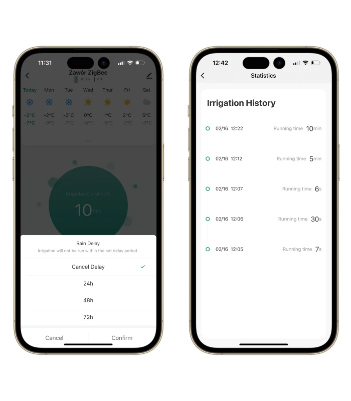 Zawór ZigBee wody nawadnianie podlewanie ogrodu TUYA Smart Home Assistant
