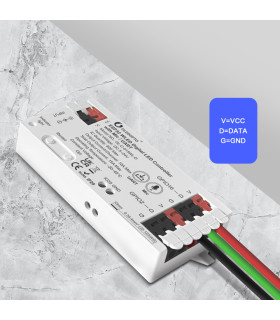 Sterownik WLED Magic Pixel RGBIC WiFi ESP32 Home Assistant WS281x MIKROFON