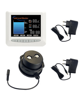 Czujnik poziomu cieczy zbiornika szamba wyświetlacz LCD