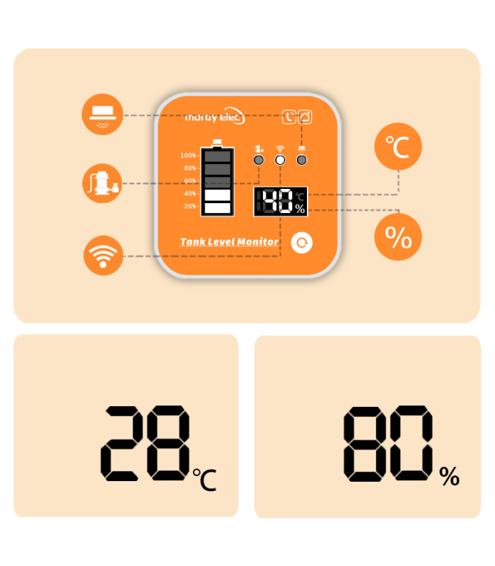 Czujnik poziomu cieczy wody napełnienia zbiornika WiFi Tuya Smart Life