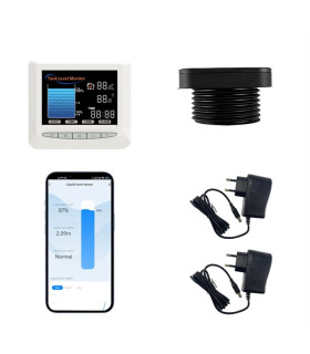 Inteligentny czujnik poziomu cieczy wody zbiornik WiFi TUYA wyświetlacz LCD