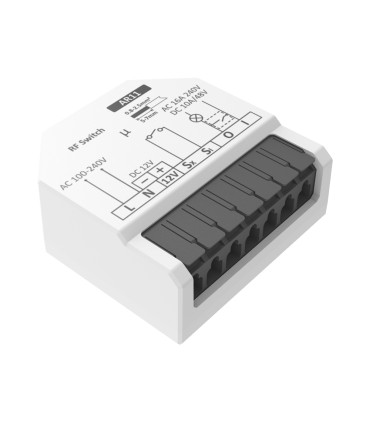 Przekaźnik beznapięciowy bezpotencjałowy 16A 230VAC 12VDC RF433MHz