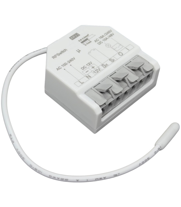 Przekaźnik beznapięciowy bezpotencjałowy 16A 230VAC 12VDC RF433MHz