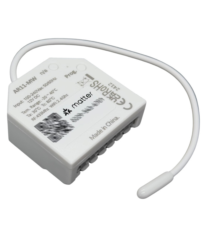 Przekaźnik beznapięciowy 16A 230VAC 12VDC MATTER WiFi Apple HomeKit