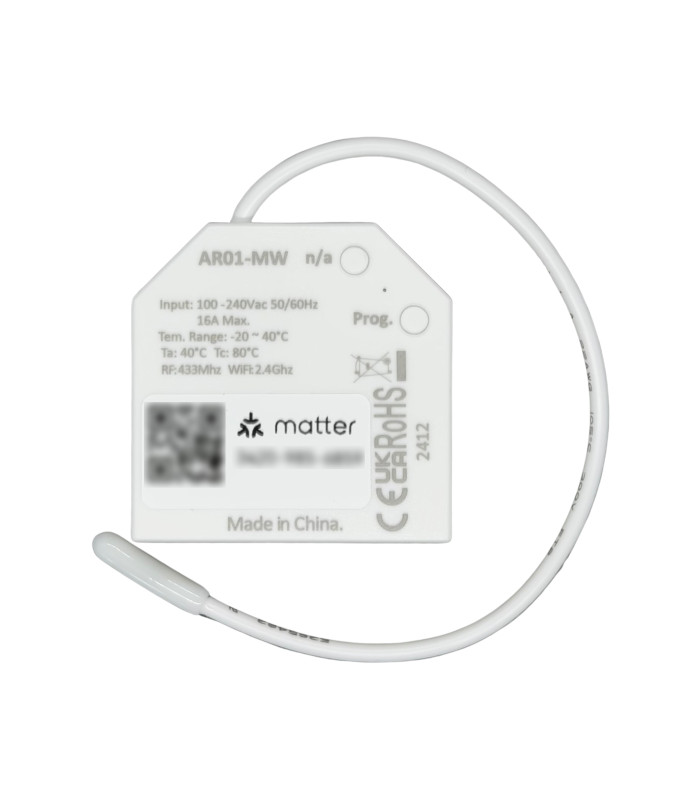 Przekaźnik 16A WiFi MATTER RF433 Apple HomeKit Google Home Assistant
