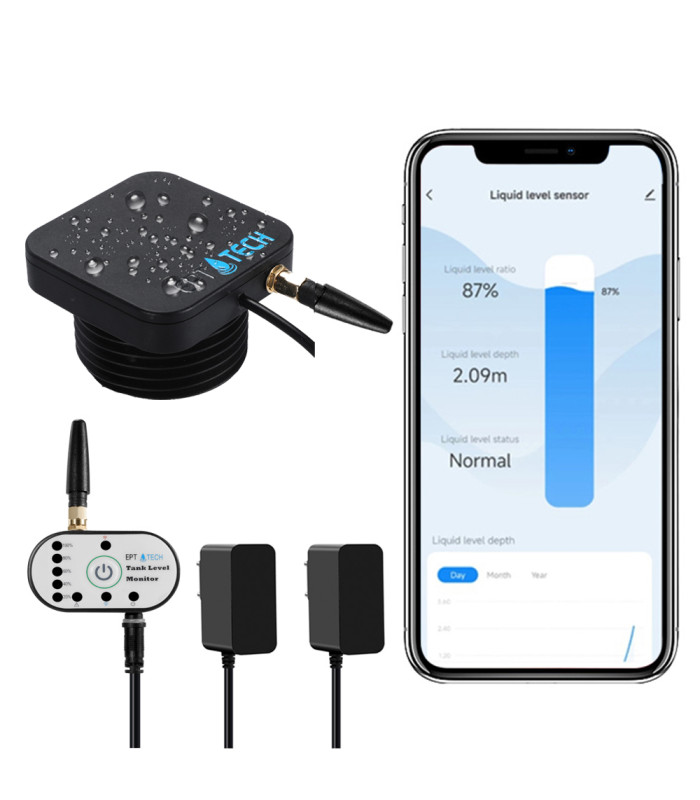 Czujnik poziomu cieczy wody w zbiorniku szamba WiFi TUYA