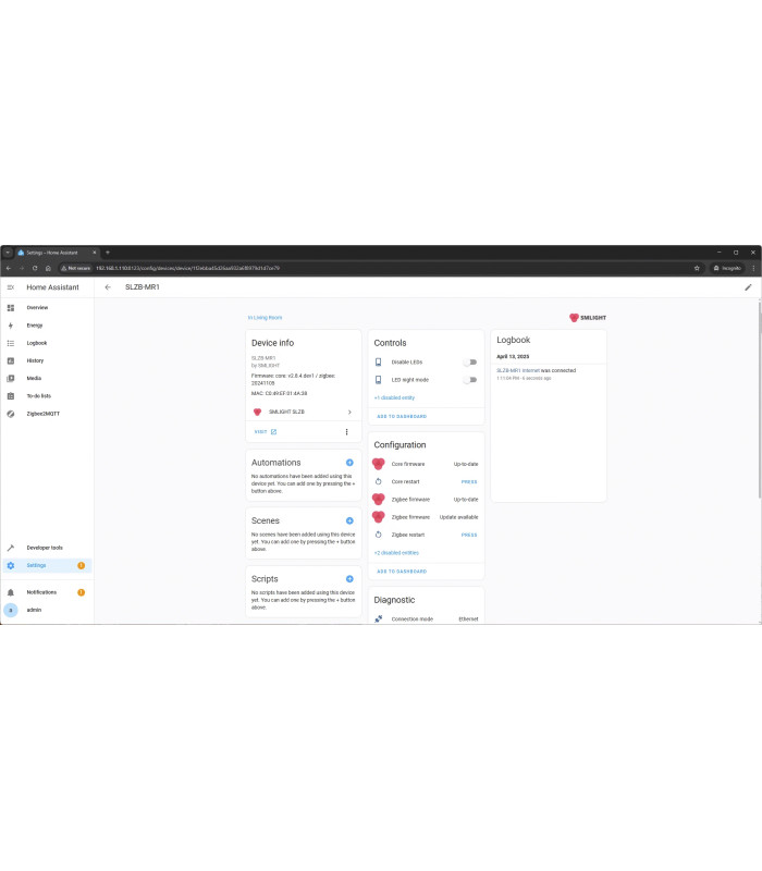 Koordynator ZigBee SLZB-MR1 Multiradio Thread CC2652P7 EFR32MG21 PoE