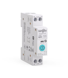 Przekaźnik ZigBee 16A na szynę DIN włącznik TUYA Home Assistant ZigBee2MQTT