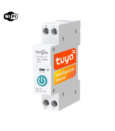 Przekaźnik WiFi 16A na szynę DIN włącznik wyłącznik TUYA Smart Life
