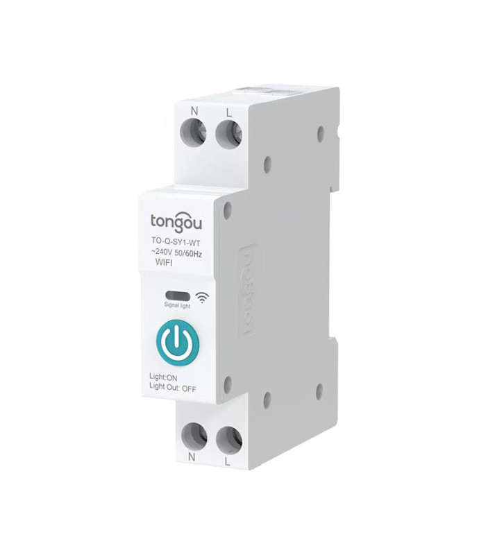 Przekaźnik WiFi 16A na szynę DIN włącznik wyłącznik TUYA Smart Life