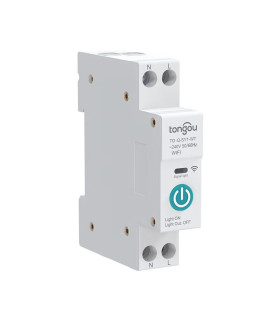 Przekaźnik WiFi 16A na szynę DIN włącznik wyłącznik TUYA Smart Life