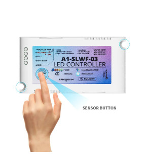 Sterownik SLWF-03 WLED Pixel LED WiFi ESP32 Home Assistant MQTT UART USB-C