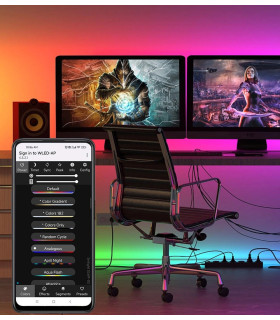 Sterownik SLWF-03 WLED Pixel LED WiFi ESP32 Home Assistant MQTT UART USB-C