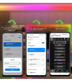 Sterownik SLWF-03 WLED Pixel LED WiFi ESP32 Home Assistant MQTT UART USB-C