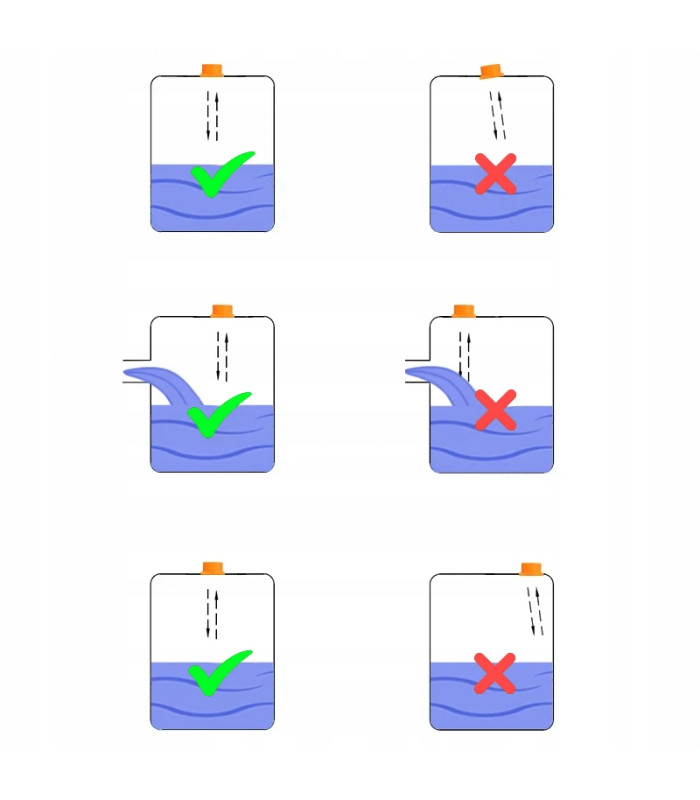 Czujnik poziomu cieczy wody napełnienia zbiornika WiFi TUYA głębokość do 5m