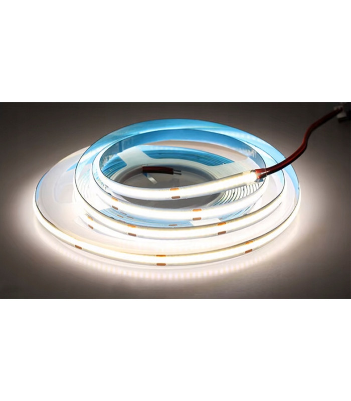 Taśma LED COB 24V 5m rolka 480 LED/m NEON 4000K biały neutralny MOCNA IP20