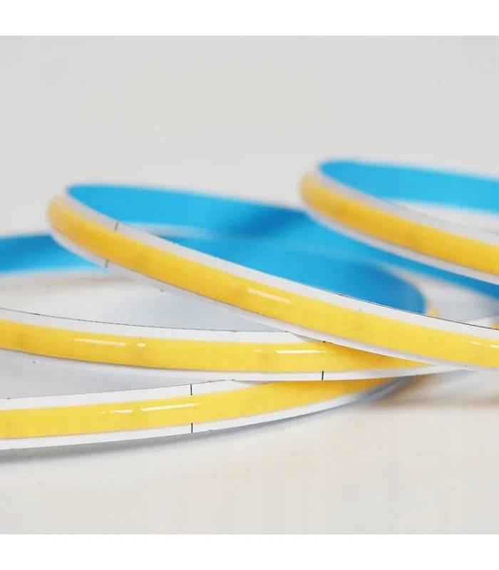 Taśma LED COB 12V 5M rolka 480 LED/m NEON 4000K BIAŁY NATURALNY MOCNA IP20