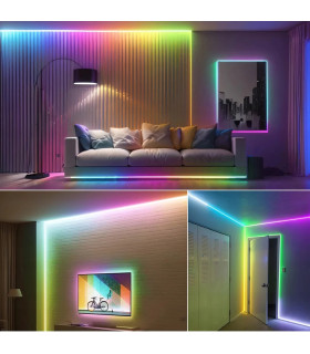 Cyfrowa taśma LED COB Magic Pixel WLED WS2811 RGBIC 720 LED/m 24V IP20 5m