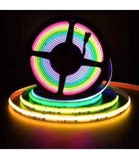 Cyfrowa taśma LED COB Magic Pixel WLED WS2811 RGBIC 720 LED/m 24V IP20 5m