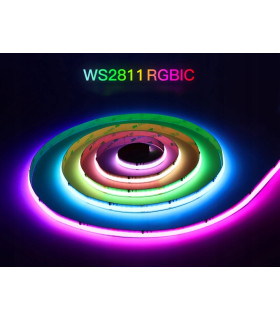 Cyfrowa taśma LED COB Magic Pixel WLED WS2811 RGBIC 720 LED/m 24V IP20 5m