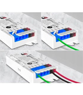 Sterownik LED WLED RGB WiFi ESP32 Home Assistant WS281x MIKROFON - 4 KANAŁY